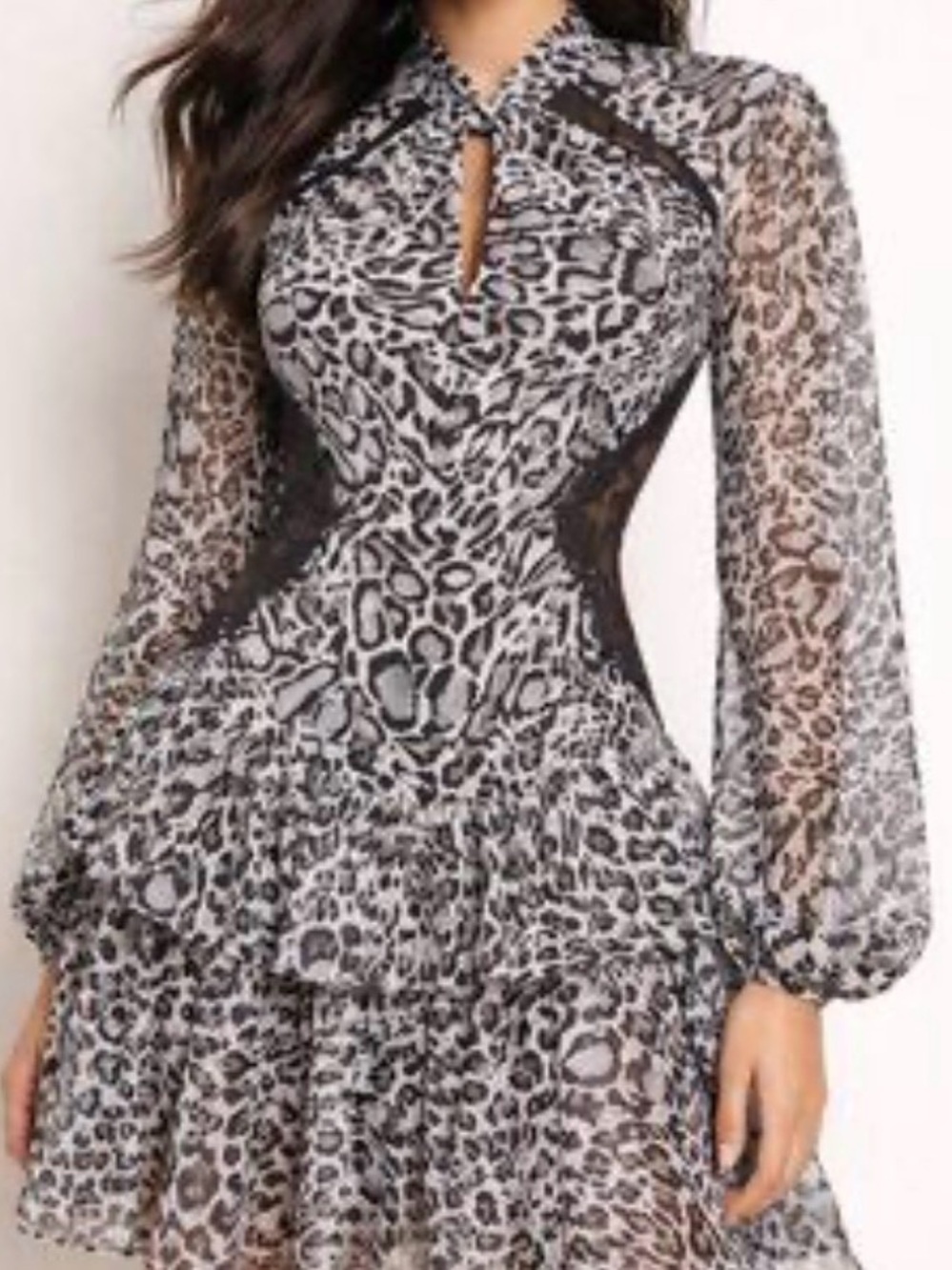 BCBG Max Azria Tiered Dress